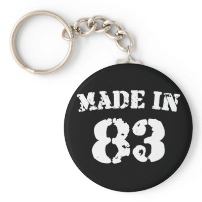 Made In 1983 Keychain