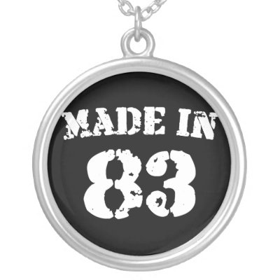 Made In 1983 necklaces