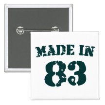 Made In 1983 Pin