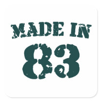 Made In 1983 Sticker