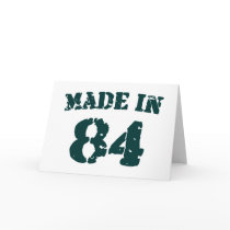 Made In 1984 Cards