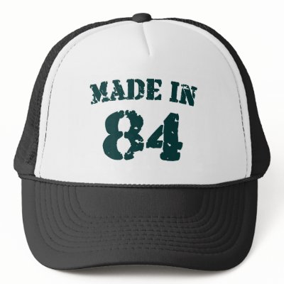 Made In 1984 hats