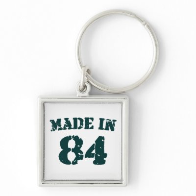 Made In 1984 Key Chain