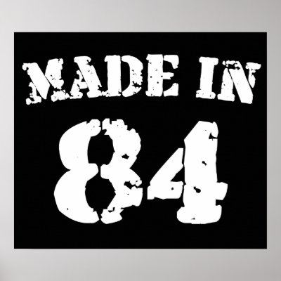 Made In 1984 Print