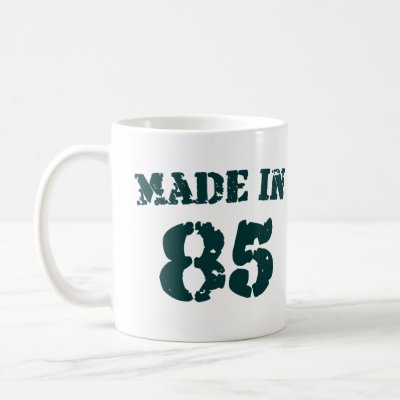 Made In 1985 mugs