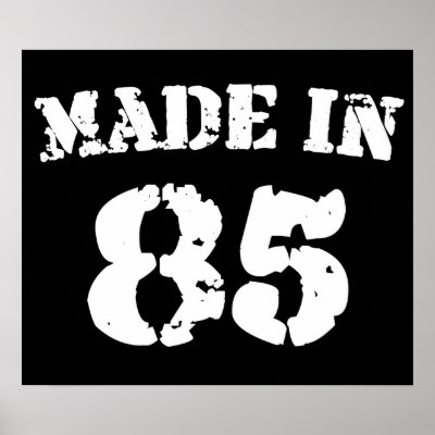 Made In 1985 Poster