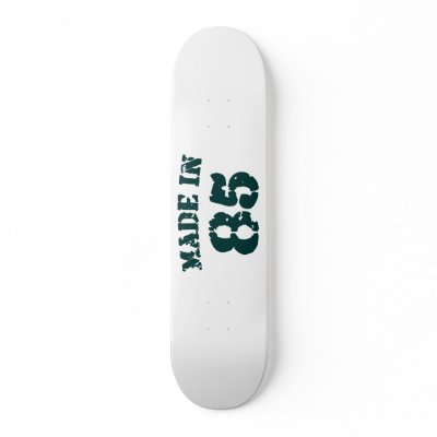 Made In 1985 skateboards