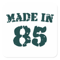 Made In 1985 Stickers