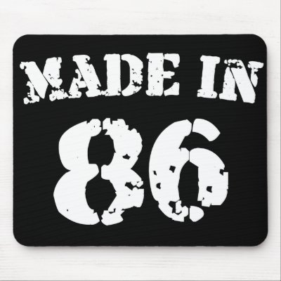 Made In 1986 mousepads