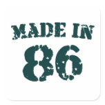 Made In 1986 Stickers
