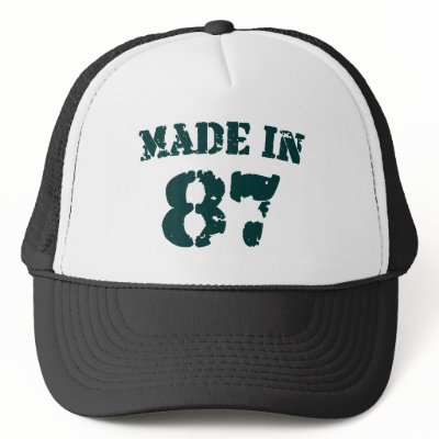 Made In 1987 hats