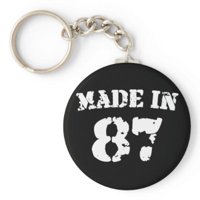 Made In 1987 keychains