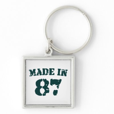 Made In 1987 keychains