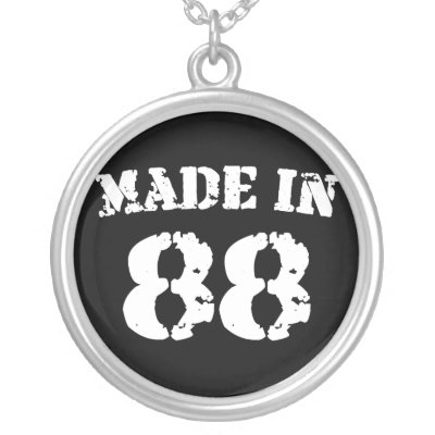 Made In 1988 necklaces