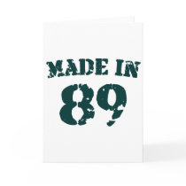 Made In 1989 Cards