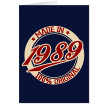 Made In 1989 Cards