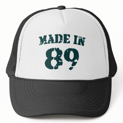 Made In 1989 hats