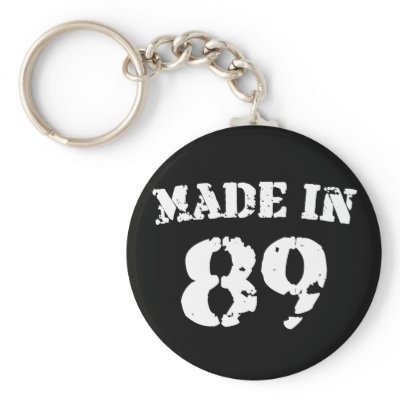 Made In 1989 keychains