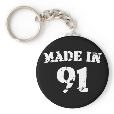 Made In 1991 Keychains