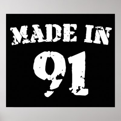 Made In 1991 Poster