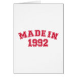 Made in 1992 cards