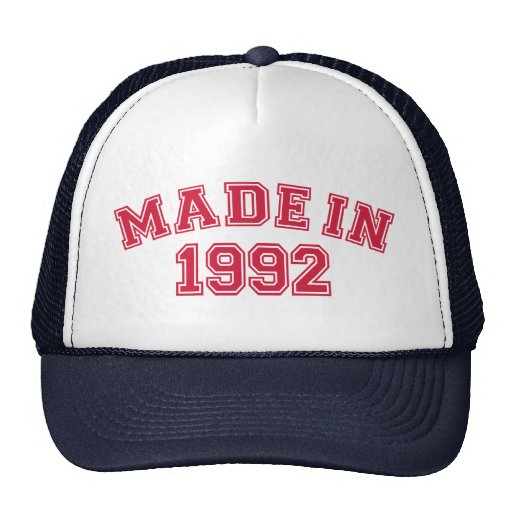 Made in 1992 mesh hat