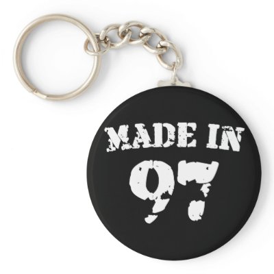 Made In 1997 Keychains