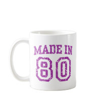 Made in 80 coffee mugs
