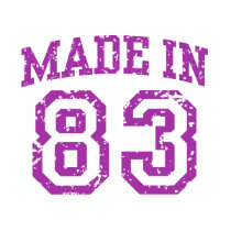 Made in 83 t-shirts by magarmor Made in 83 t-shirts