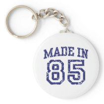 Made in 85 key chains