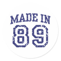 Made in 89 stickers