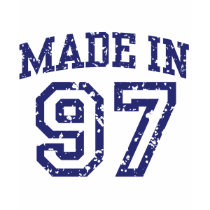 Made in 97 t-shirts