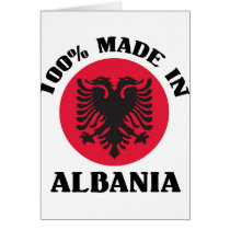 Made In Albania Greeting Card