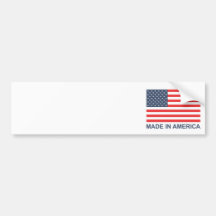 Made In America Bumper Sticker