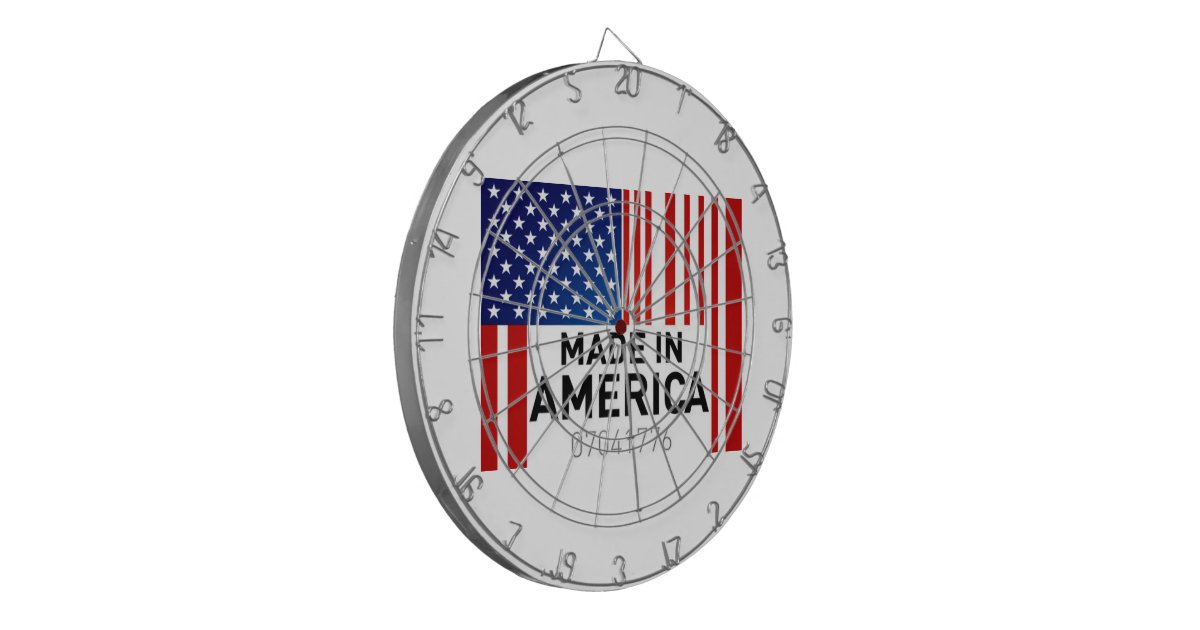 Made in America Dart Board USA Military Zazzle