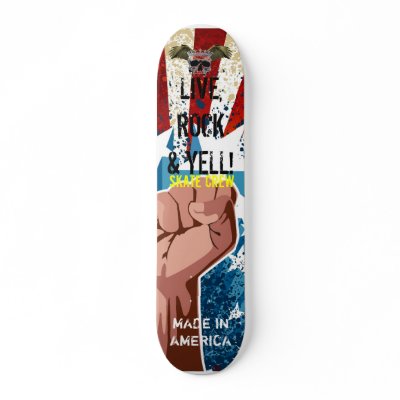MADE IN AMERICA - skateboard by Robfather