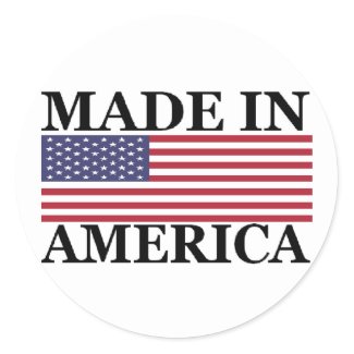 MADE IN AMERICA STICKERS