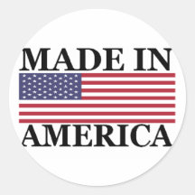 MADE IN AMERICA STICKERS
