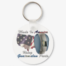 Made In America Using Guatemalan Parts keychains by AeonicLatinos Made In America Using Guatemalan Parts keychains