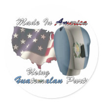 Made In America Using Guatemalan Parts stickers