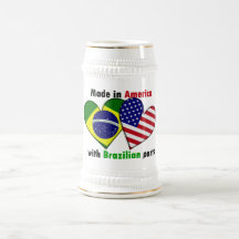 made in america with brazilin parts mugs