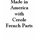 Made in America with Creole French Parts t-shirts