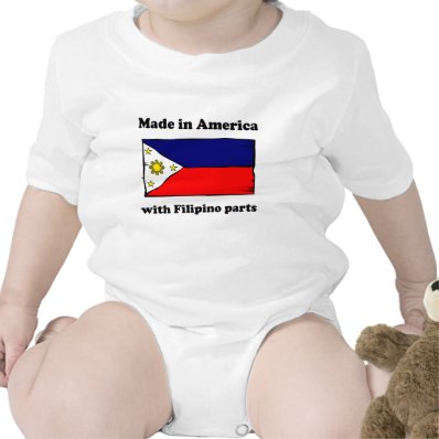 Made In America With Filipino Parts T-shirts