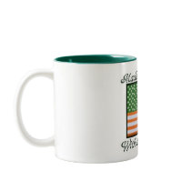 Made in America With Irish Parts mugs