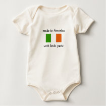 made in America with Irish parts t-shirts