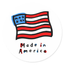 Made in American stickers by proudzazzle Made in American stickers