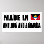 Made in Antigua and Barbuda Poster