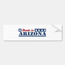 Made In Arizona Bumper Sticker