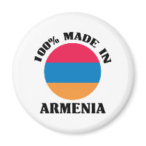 Made In Armenia Refrigerator Magnet