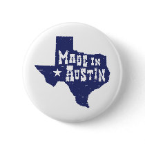 Made in Austin Pinback Button